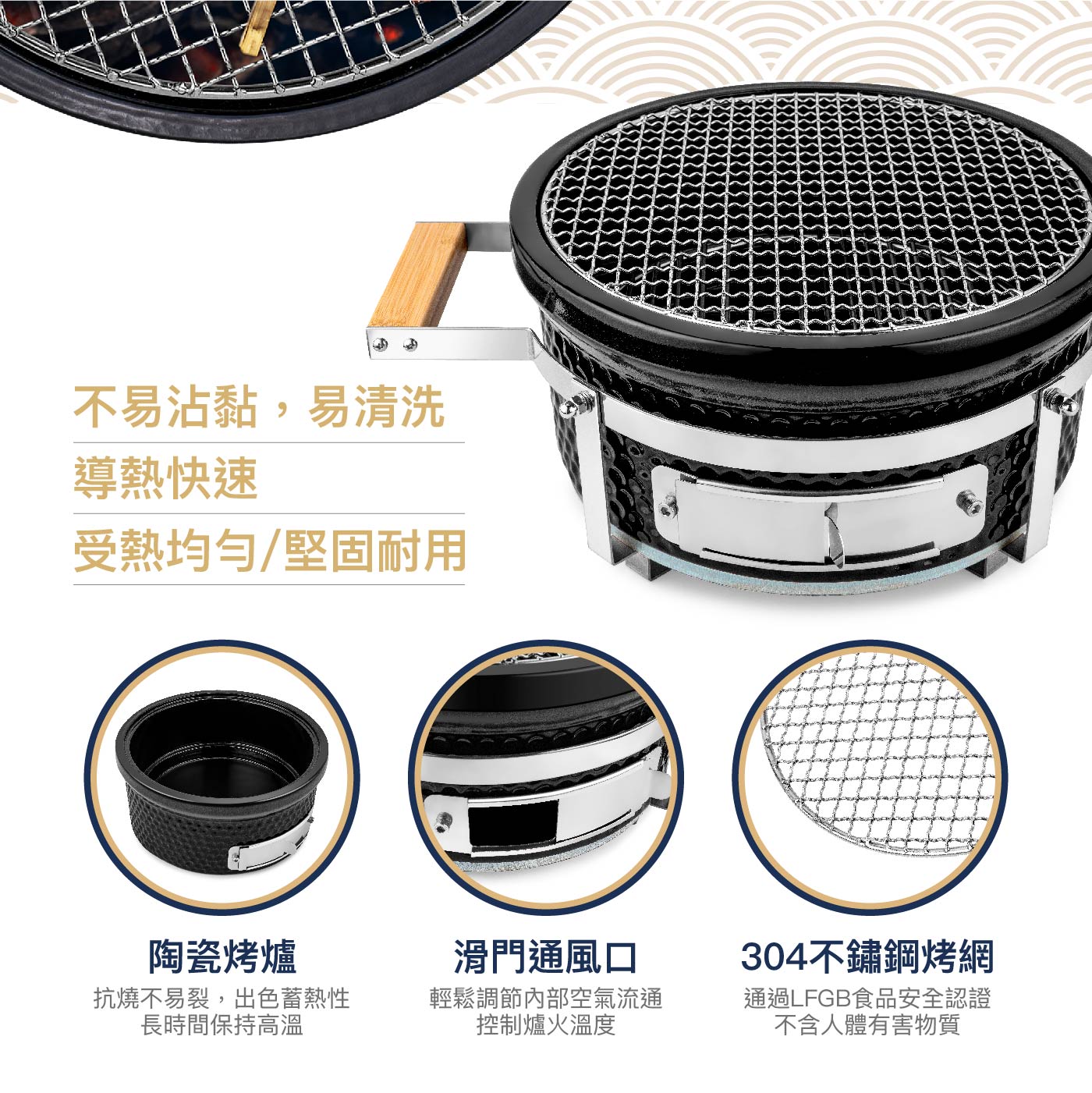 Meateor 無煙炭烤爐